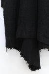Marc Le Bihan Gillette Asymmetric Sweater Cardigan Alpaca 2735 France MLB-2735-HEI Black